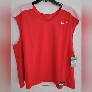 Brand New Nike Reversible Pinnie Jersey Tank Top Scarlett Red